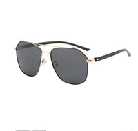 Large Frame Metal Double Bridge Aviator Sunglasses
