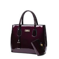 Patent leather bag