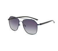 Large Frame Metal Double Bridge Aviator Sunglasses