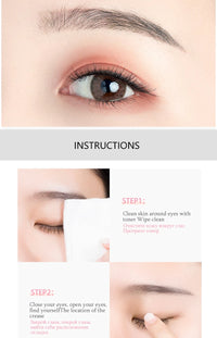 600Pcs/Box Big  Eyelid Tape Sticker Double Fold Self Adhesive Eyelid Tape Stickers S/L Makeup Clear Beige Invisible Tool