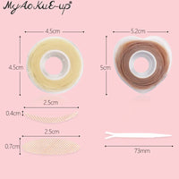 600Pcs/Box Big  Eyelid Tape Sticker Double Fold Self Adhesive Eyelid Tape Stickers S/L Makeup Clear Beige Invisible Tool