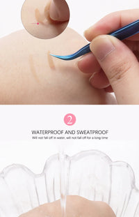 600Pcs/Box Big  Eyelid Tape Sticker Double Fold Self Adhesive Eyelid Tape Stickers S/L Makeup Clear Beige Invisible Tool