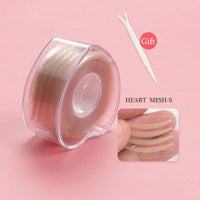 600Pcs/Box Big  Eyelid Tape Sticker Double Fold Self Adhesive Eyelid Tape Stickers S/L Makeup Clear Beige Invisible Tool