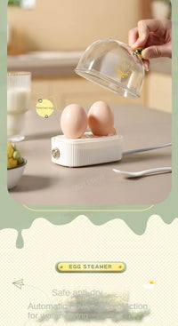 Multifunctional Electric Egg Cooker Heater Automatic Power Off Mini Eggs Food Steamer Poacher Breakfast Cooking Machine
