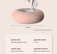 New 2025 Plush Pillow Phone Tablet Bracket Desktop Stand Adjustable Length Angle For Live Straming Video Chat Lazy Tablet Holder