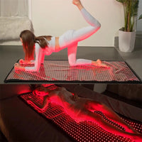 Full Body Red Light Mat 71"x 31" Red Light Blanket 1280 LEDs Red Near Infrared 660nm 850nm Full Body Pad for Body Pain Relief