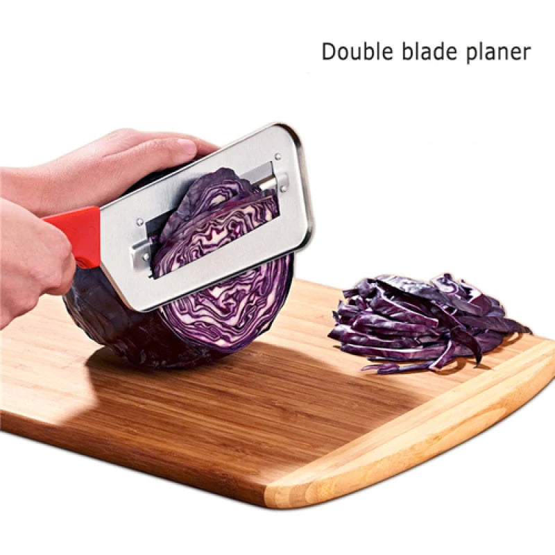 Multifunctional Stainless Steel Cabbage Slicer Kitchen Grater with Sharp Steel Blade for Fruit Vegetable Kitchen Cooking Gadgets