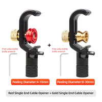 SAIVXIAN Armored Wire Stripper 4-10mm & 8-28mm Optical Cable Slitter Fiber Optic Stripping Tool Jacket Slitter Sheath Cutter