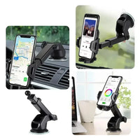 2025 New  Car Phone Holder Mount Stand Sucker Suction Cup Air Vent Smartphone Support in Car Bracket for iPhone Samsung Xiaomi