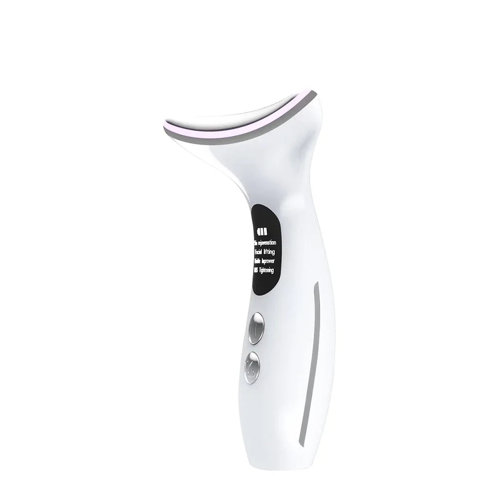 Neck Face Lifting Massager Face V Line Chin Lift Up Double Chin Remover Anti Neck Wrinkle 3 Colors LED Facial Neck Beauty Device