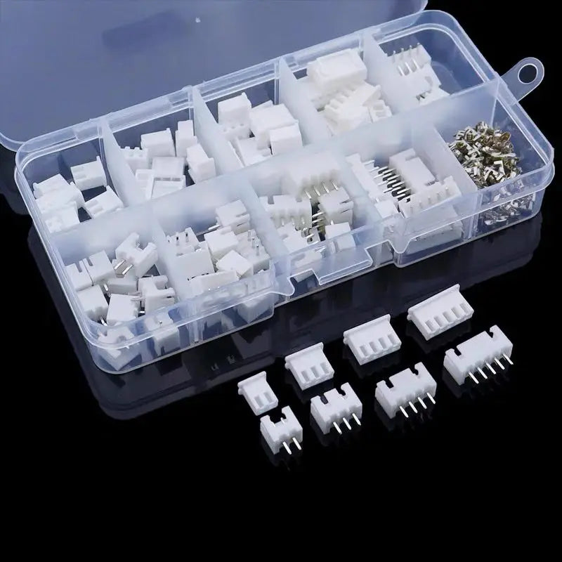 230 Pieces 2/3/4/5p Male and Female Pin Terminal Kit Housing Pin Header JST XH-2.54 4Value Connectors Adaptor