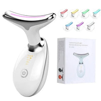 7 Colors Anti Wrinkle Facial Massager Neck Face Beauty Device Skin Tighten Facial Lift Device Reduce Double Chin Skin Care Tool