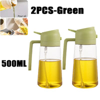 Camping BBQ Baking Vinegar Soy Sauce Spray Plastic Bottle Oil Spray for Cooking Olive Oil Sprayer Kitchen Gadgets 200/300/500ml