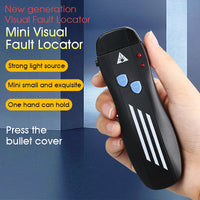 COMPTYCO FTTH Mini Visual Fault Locator 1/10/20/30/50mW Rechargeable VFL Fiber Optic Cable Tester SC/FC/ST 2.5mm Interface