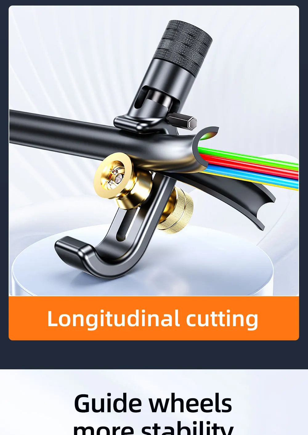 SAIVXIAN Armored Wire Stripper 4-10mm & 8-28mm Optical Cable Slitter Fiber Optic Stripping Tool Jacket Slitter Sheath Cutter