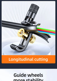 SAIVXIAN Armored Wire Stripper 4-10mm & 8-28mm Optical Cable Slitter Fiber Optic Stripping Tool Jacket Slitter Sheath Cutter