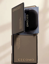 100 Sheets Bamboo Charcoal Oil Absorbing Paper Portable Powder Puff Mirror Facial Refreshing Oil Control Makeup Setting Sponge