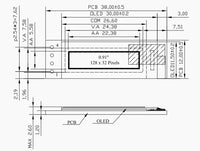 I2C OLED Display Module 0.91 Inch I2C SSD1306 OLED Display Module White / BLUE I2C OLED Screen Driver DC 3.3V~5V for Arduino