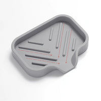 Silicone Faucet Mat Kitchen Sink Tray Soap Dispenser Sponge Drain Pad Sink SplashDrying Mat Countertop Storage Tray SoapTray