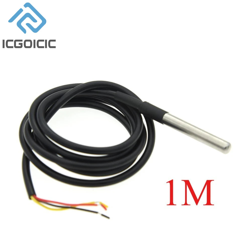 1pcs Direct Waterproof DS18B20 Digital Temperature Sensor (probe) A Large Number Of Original Spot Can Be Customized