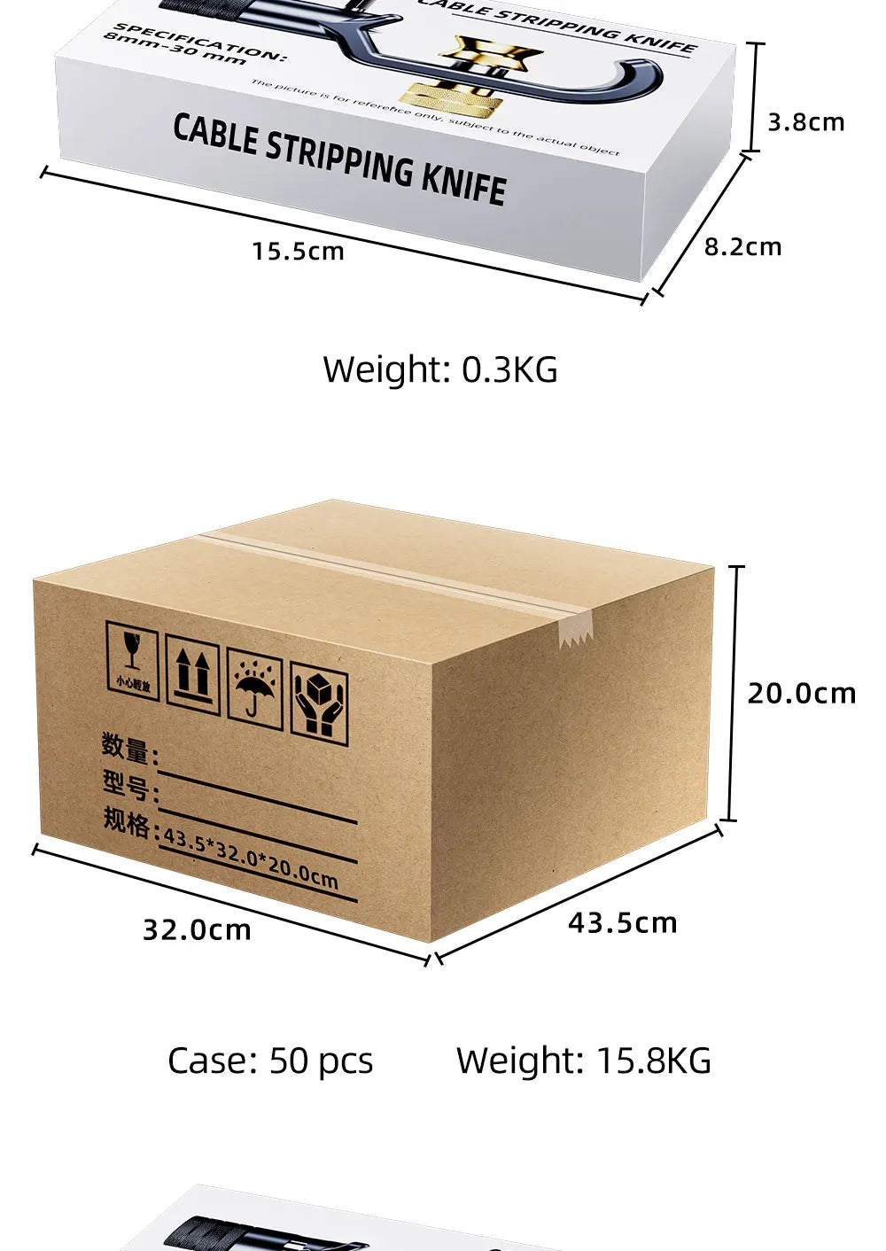 SAIVXIAN Armored Wire Stripper 4-10mm & 8-28mm Optical Cable Slitter Fiber Optic Stripping Tool Jacket Slitter Sheath Cutter