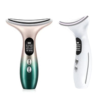 Neck Face Lifting Massager Face V Line Chin Lift Up Double Chin Remover Anti Neck Wrinkle 3 Colors LED Facial Neck Beauty Device