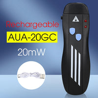 COMPTYCO FTTH Mini Visual Fault Locator 1/10/20/30/50mW Rechargeable VFL Fiber Optic Cable Tester SC/FC/ST 2.5mm Interface