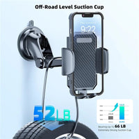 2025 NEW Universal Sucker Car Phone Holder 360° Windshield Car Dashboard Mobile Cell Support Bracket for Smartphones