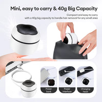 Mini Wax Heater Machine 40g Silicone Bowl Wax Warmer Nose Ear Hair Removal Waxing Kit Wax Bean Wax Heating Melting Pot Melter