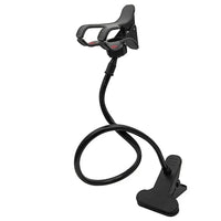 Universal Lazy Mobile Phone Gooseneck Stand Holder Stents Flexible Bed Desk Table Clip Bracket for Phone Flexible Holder Arm