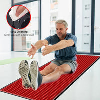 Full Body Red Light Mat 71"x 31" Red Light Blanket 1280 LEDs Red Near Infrared 660nm 850nm Full Body Pad for Body Pain Relief