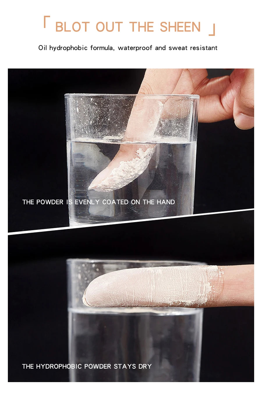 MACKANDY Original Silky Loose Powder Foundation, Lightweight Mineral Loose Powder Makeup Buildable Coverage, Talc Free, Vegan