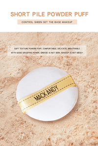 MACKANDY Original Silky Loose Powder Foundation, Lightweight Mineral Loose Powder Makeup Buildable Coverage, Talc Free, Vegan