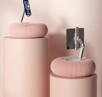 New 2025 Plush Pillow Phone Tablet Bracket Desktop Stand Adjustable Length Angle For Live Straming Video Chat Lazy Tablet Holder