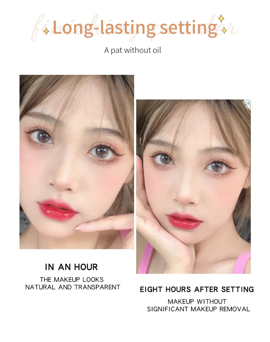 MACKANDY Original Silky Loose Powder Foundation, Lightweight Mineral Loose Powder Makeup Buildable Coverage, Talc Free, Vegan