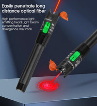 FTTH 30mW Visual Fault Locator Optical Fiber Cable Testrer Pen Style VFL 2.5mm Interface (SC/FC/ST) VFL Fiber Optic Tester Tool