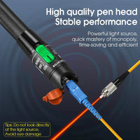 FTTH 30mW Visual Fault Locator Optical Fiber Cable Testrer Pen Style VFL 2.5mm Interface (SC/FC/ST) VFL Fiber Optic Tester Tool