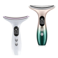 Neck Face Lifting Massager Face V Line Chin Lift Up Double Chin Remover Anti Neck Wrinkle 3 Colors LED Facial Neck Beauty Device