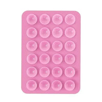Phone Silicone Suction Cup Holder Multifunctional Suction Cup Wall Stand Square Anti-Slip Single-Sided Case Mount Back Sticker