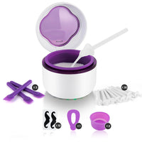 Mini Wax Heater Machine 40g Silicone Bowl Wax Warmer Nose Ear Hair Removal Waxing Kit Wax Bean Wax Heating Melting Pot Melter
