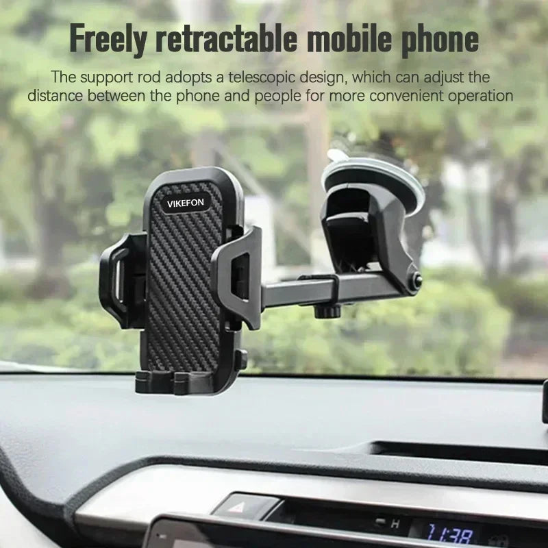 2025 New  Car Phone Holder Mount Stand Sucker Suction Cup Air Vent Smartphone Support in Car Bracket for iPhone Samsung Xiaomi