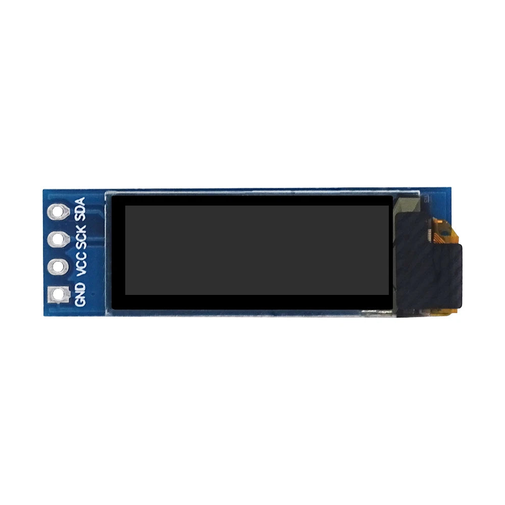 I2C OLED Display Module 0.91 Inch I2C SSD1306 OLED Display Module White / BLUE I2C OLED Screen Driver DC 3.3V~5V for Arduino