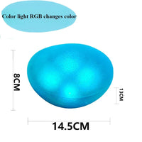 Solar Pebble Lights Outdoor Waterproof IP65, Decorative Garden Stone Lights for Pathway/Lawn/Yard, 8H Auto Lighting Solar Light