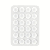 Phone Silicone Suction Cup Holder Multifunctional Suction Cup Wall Stand Square Anti-Slip Single-Sided Case Mount Back Sticker