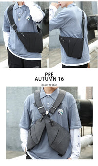 Travel Personal Anti-theft Crossbody Bag Sports Running Invisible Wallet Leisure Multi-functional Anti-splash Men's Chest Bag