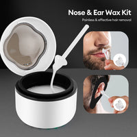 Mini Wax Heater Machine 40g Silicone Bowl Wax Warmer Nose Ear Hair Removal Waxing Kit Wax Bean Wax Heating Melting Pot Melter