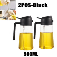 Camping BBQ Baking Vinegar Soy Sauce Spray Plastic Bottle Oil Spray for Cooking Olive Oil Sprayer Kitchen Gadgets 200/300/500ml