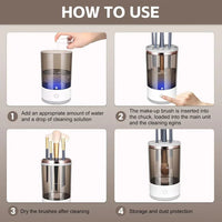 Automatic Electric Makeup Brush Cleaner USB Plug Portable Eyeshadow Brush Holder Holder Tools and Dryer Beauty Makeup Tools