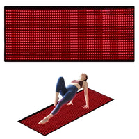 Full Body Red Light Mat 71"x 31" Red Light Blanket 1280 LEDs Red Near Infrared 660nm 850nm Full Body Pad for Body Pain Relief
