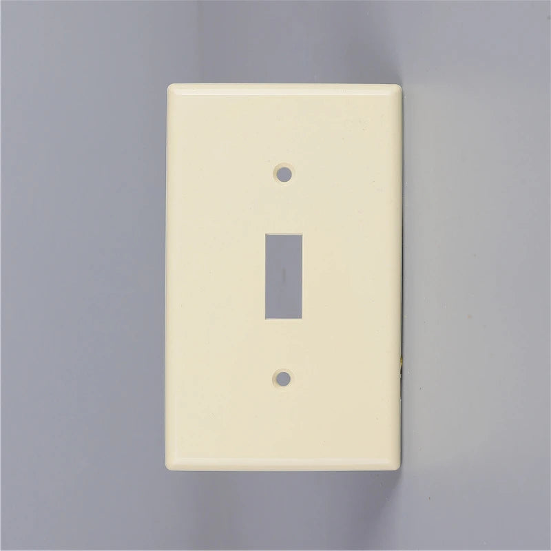 Duplex Electrical Outlet Modern Plugboard Plug-In  Electrical Receptacle Wall Plate With LED Night Lights - Auto On/Off Sensor